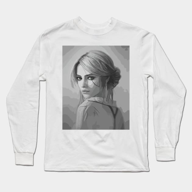 Ciri lover gift Long Sleeve T-Shirt by SGcreative